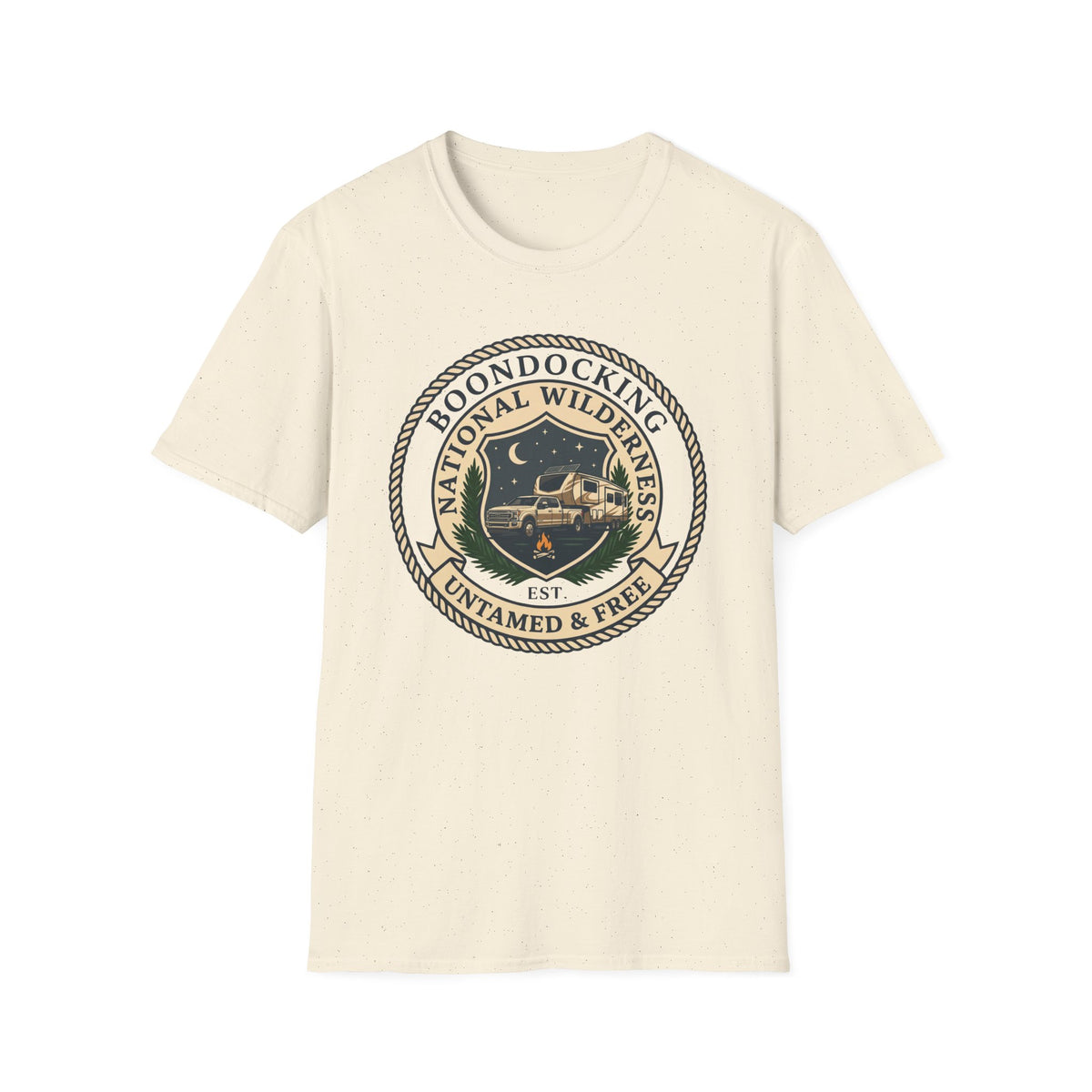 National Wilderness Boondocking 5th Wheel T-Shirt