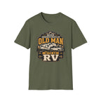 Never Underestimate an Old Man with RV 5th Wheel T-Shirt