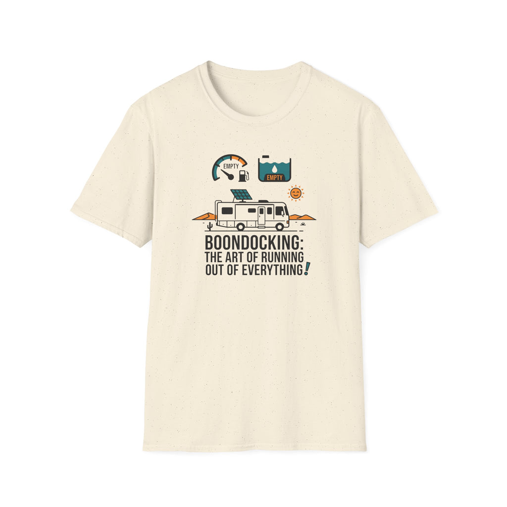 Boondocking the Art of Running Out T-shirt