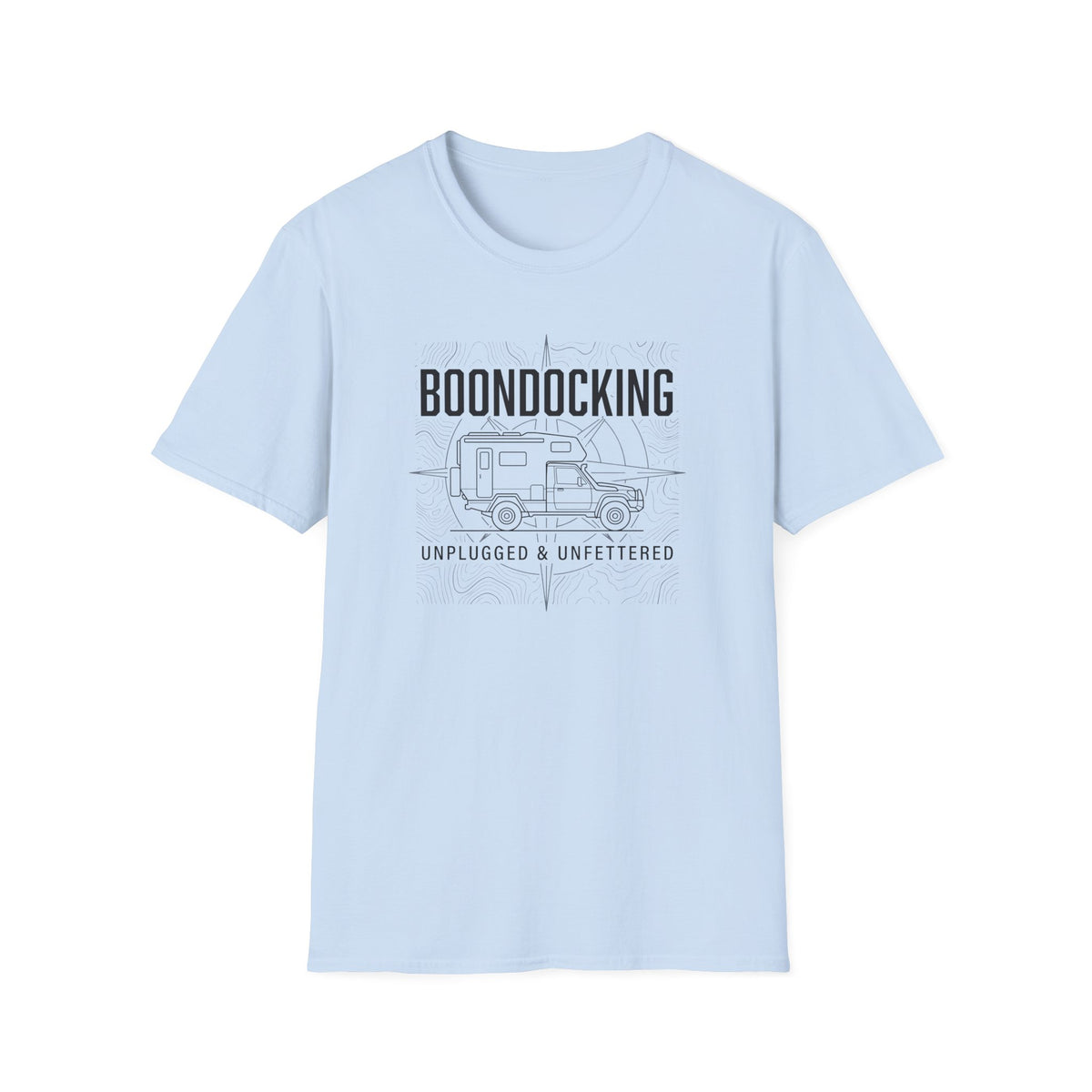 Boondocking Unplugged Camper T-shirt