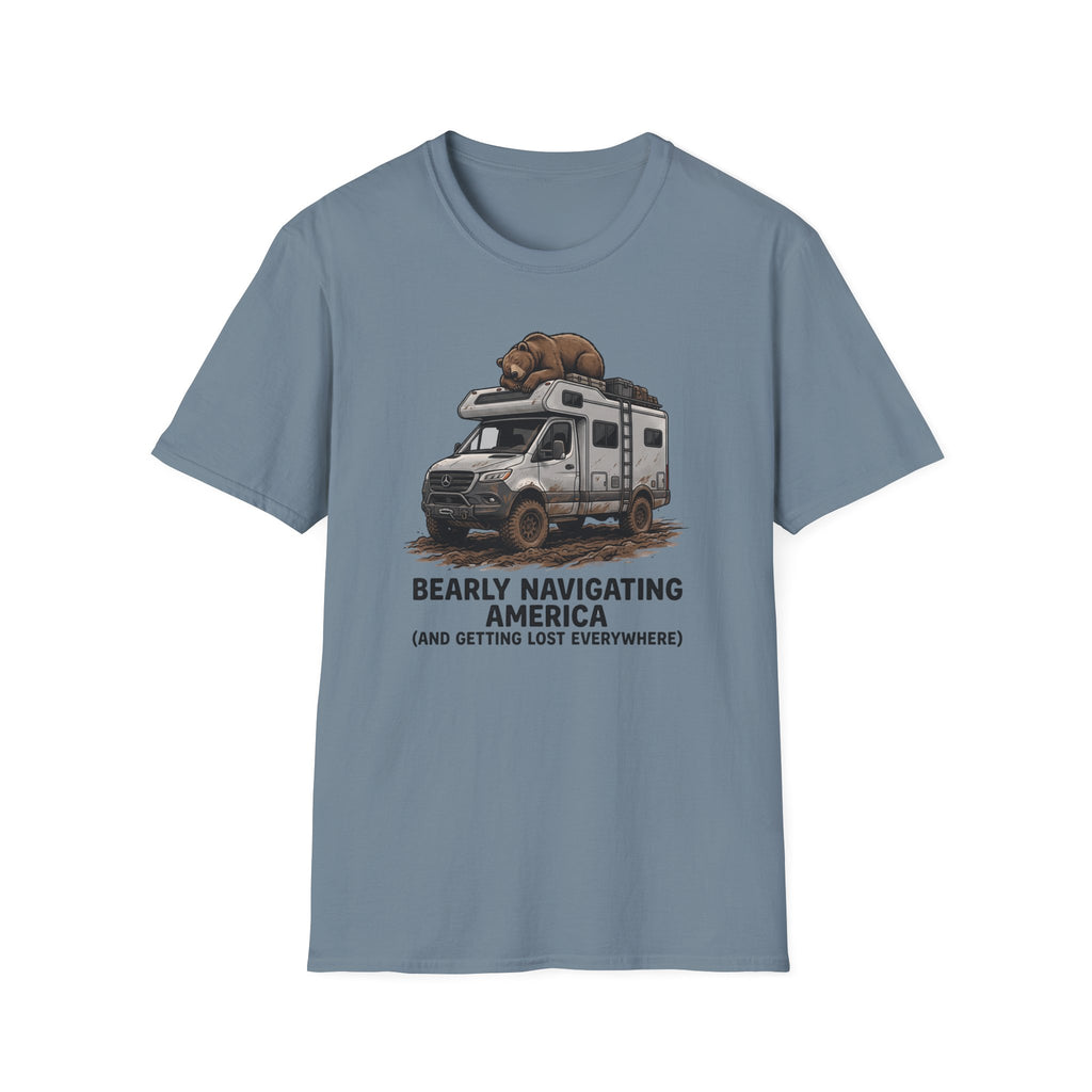 Bear on RV Camper T-Shirt
