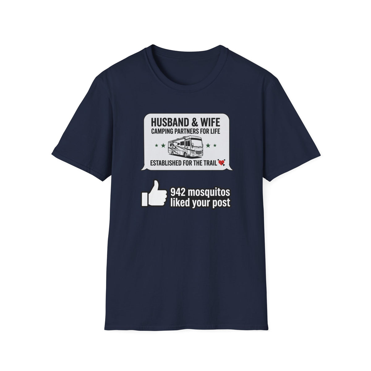 Husband & Wife Camping T-Shirt