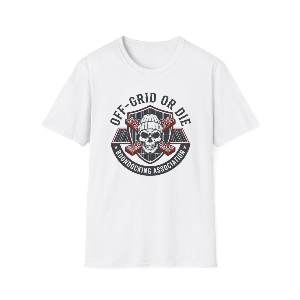Off-Grid or Die Skull T-shirt