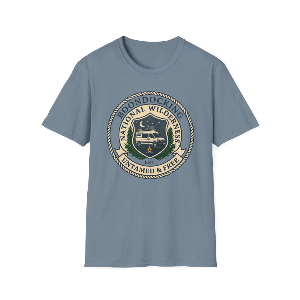 Boondocking National Wilderness Van T-Shirt