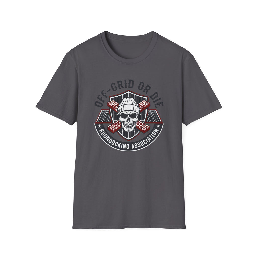 Off-Grid or Die Skull T-shirt
