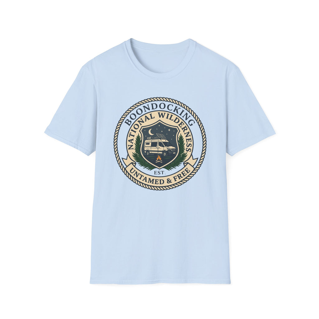 Boondocking National Wilderness Van T-Shirt