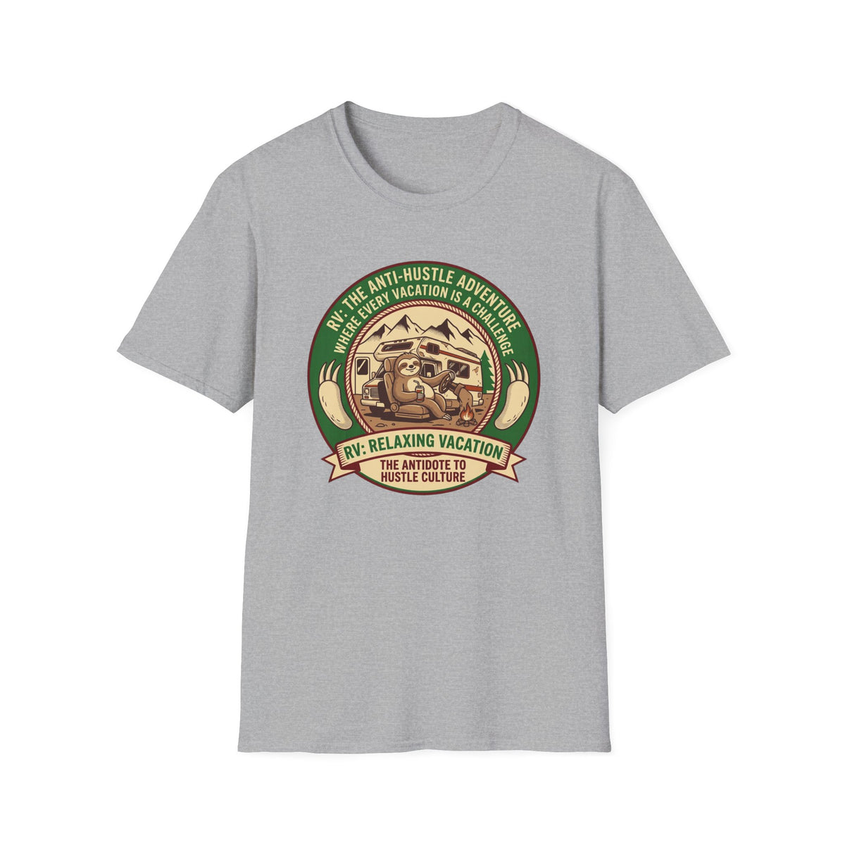 Sloth Anti-Hustle Adventure T-Shirt