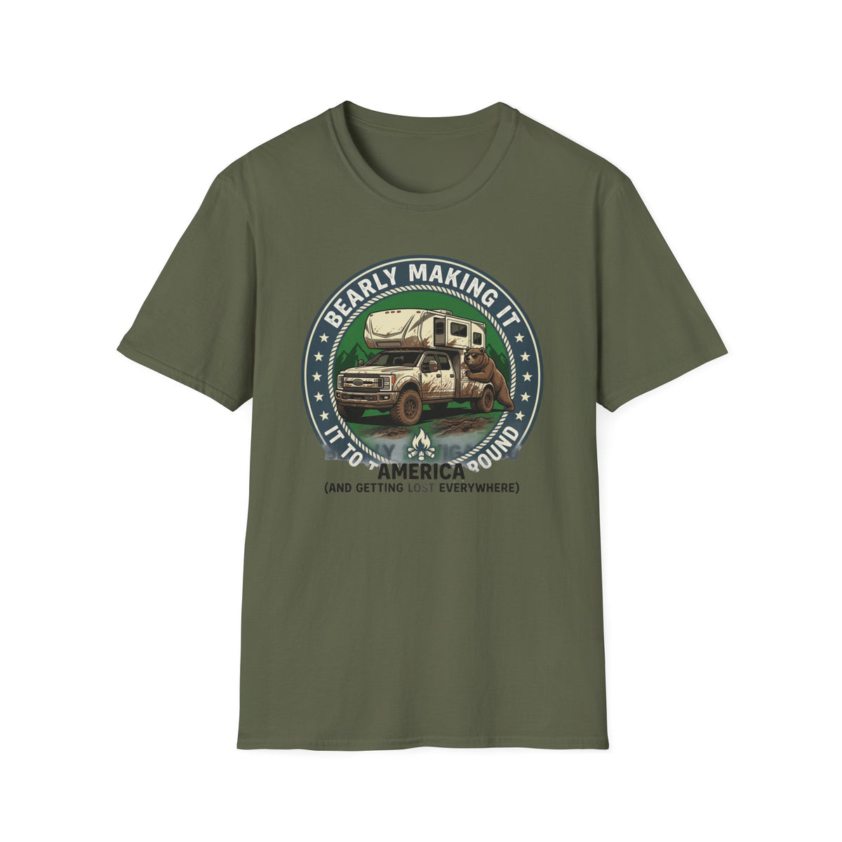 Bearly Making It RV Camper T-Shirt