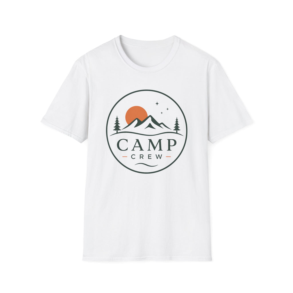 Camp Crew Mountain Logo T-Shirt | Outdoor Adventure Tee