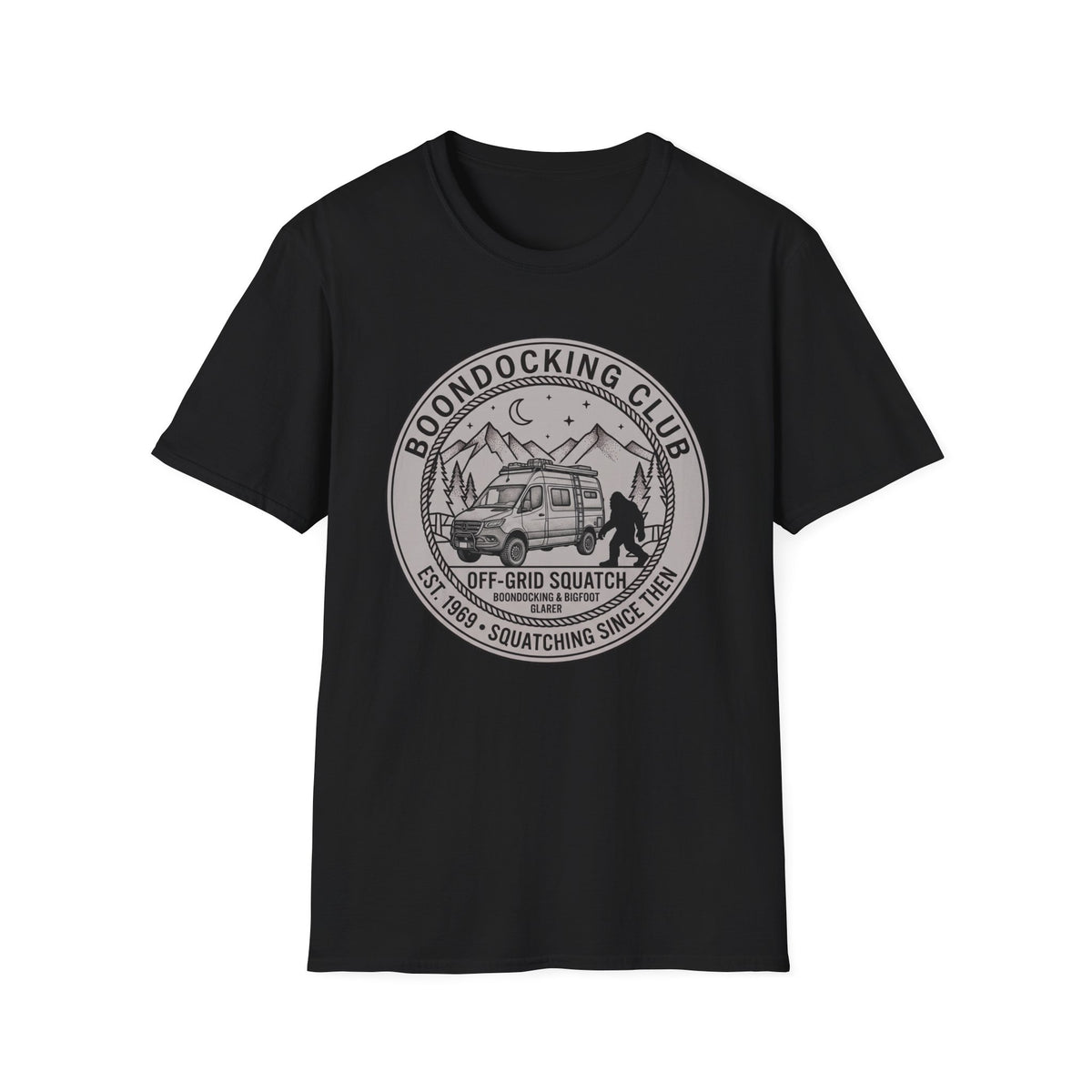 Boondocking Club Van Life T-shirt