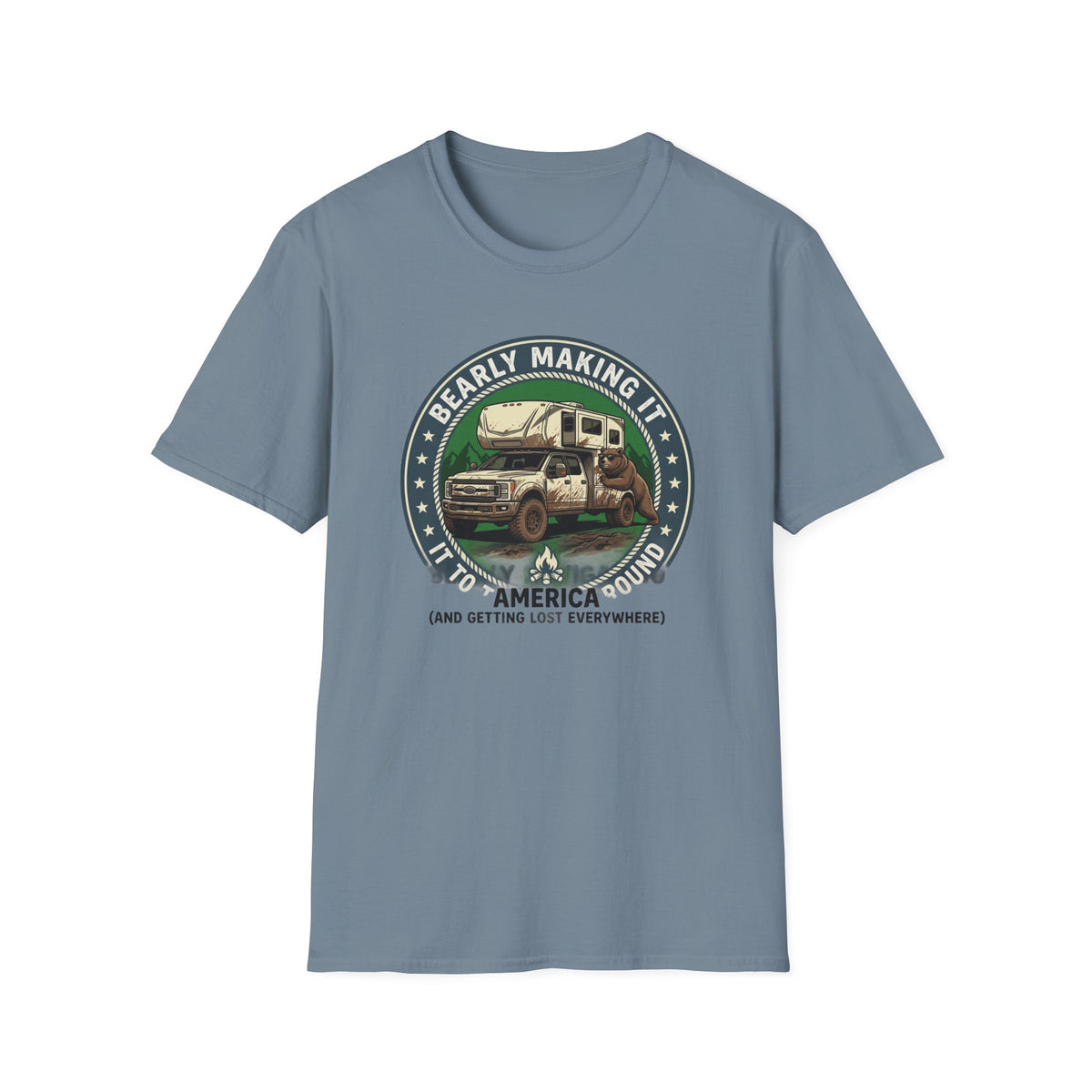 Bearly Making It Camper T‑Shirt